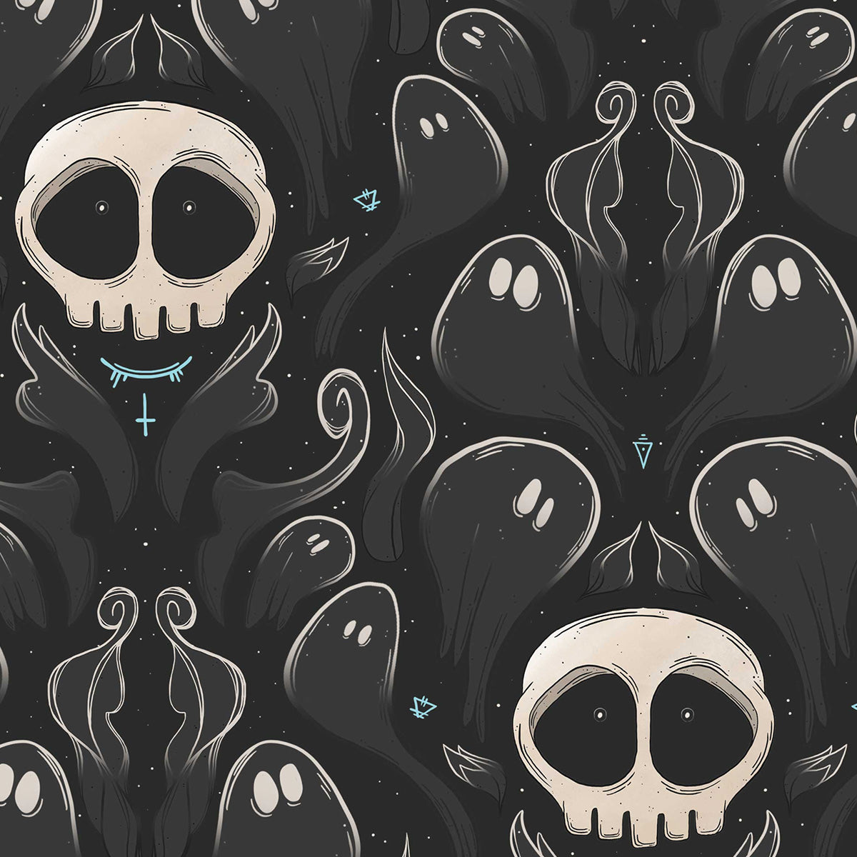 Fricking Skulls Art Print