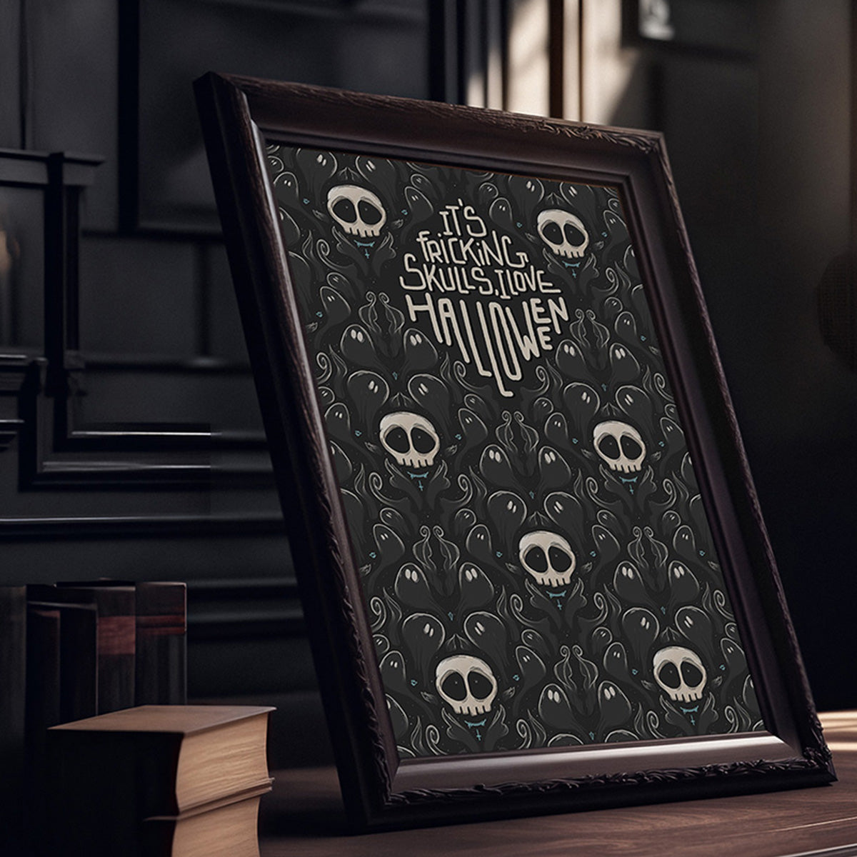 Fricking Skulls Art Print