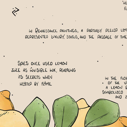 Citrus Muss Compendium Tea Towel