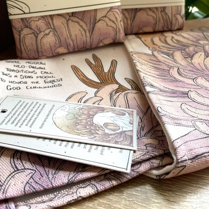 Buck Moon Compendium Tea Towel