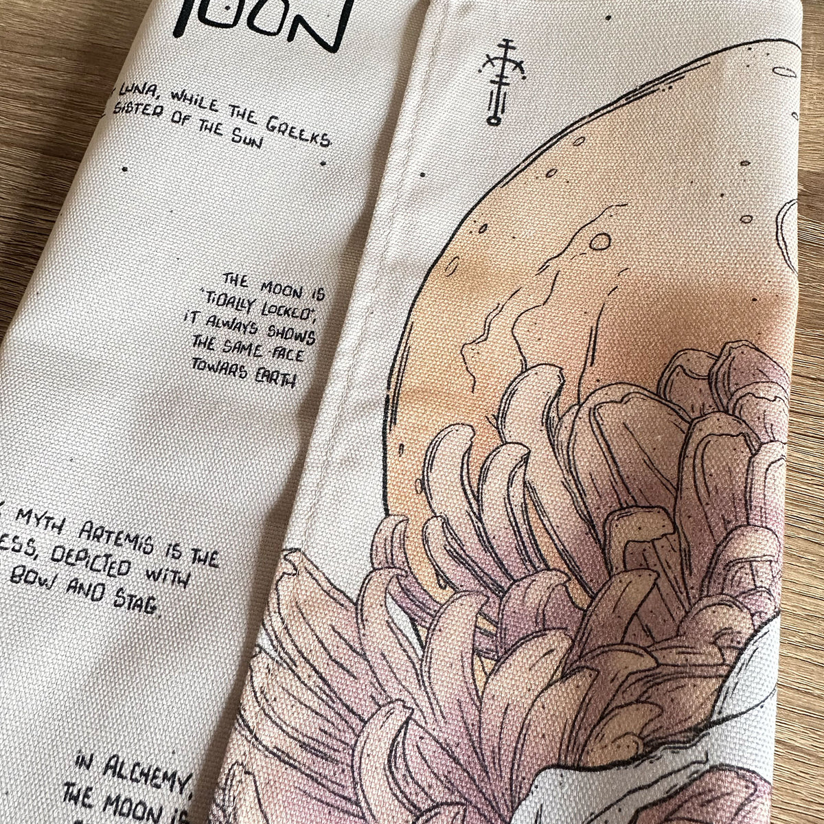Buck Moon Compendium Tea Towel