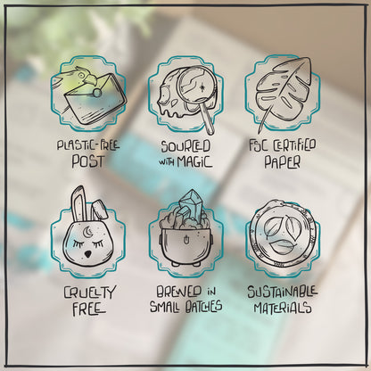 Skulls & Leaves in Tiles Bandana