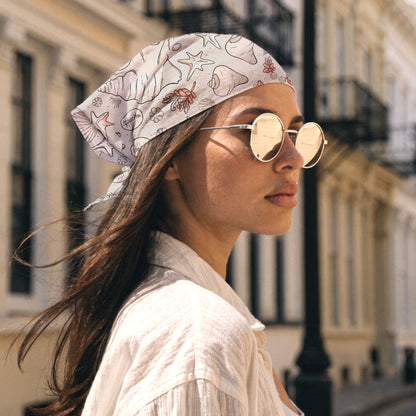 Ocean's Treasures in Tiles Bandana