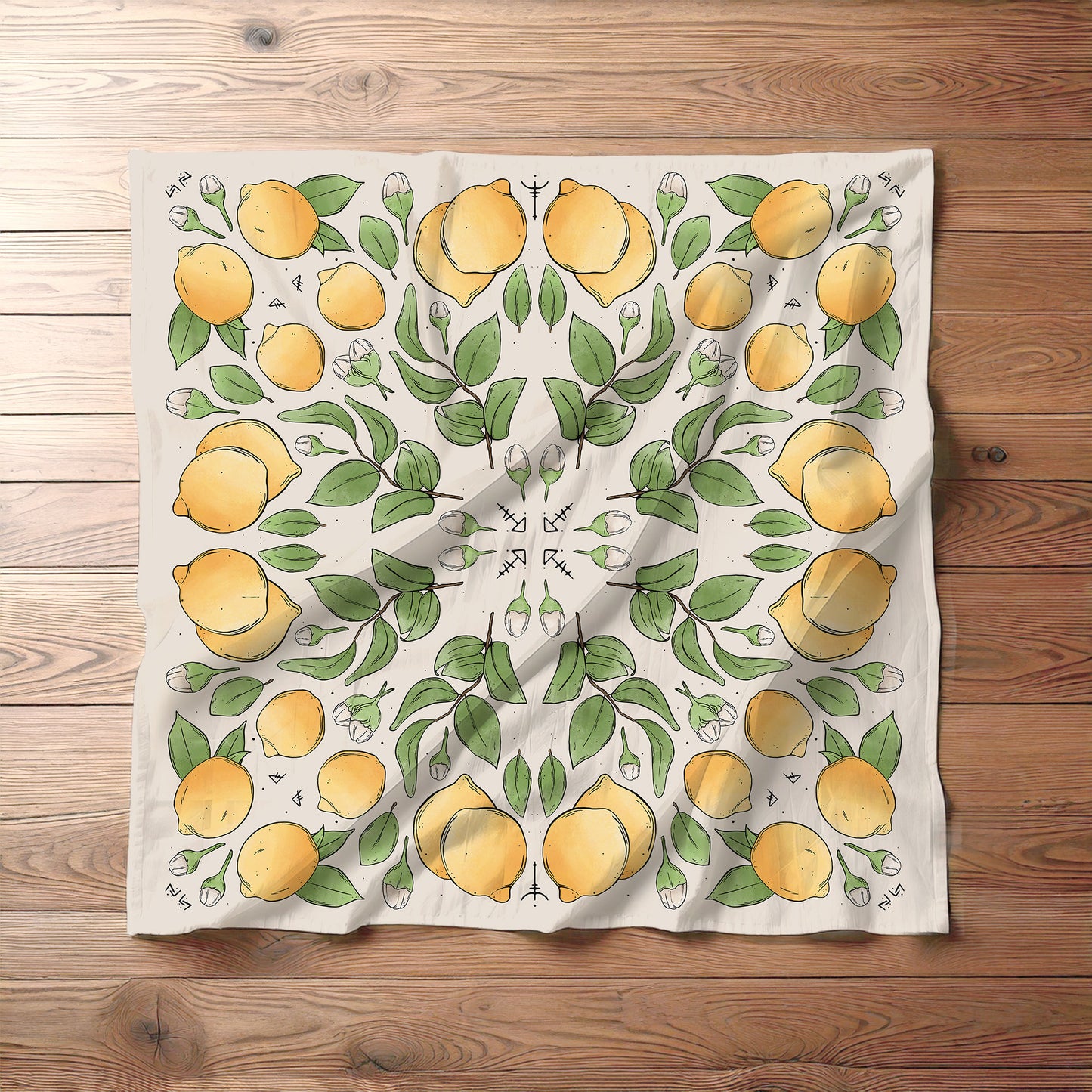 Lemony Tiles Bandana
