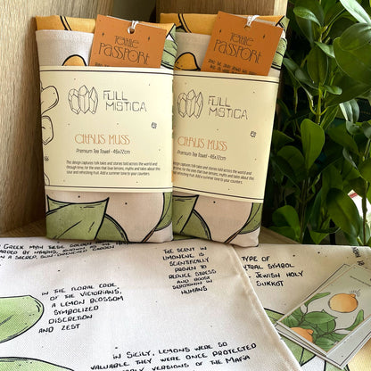Citrus Muss Compendium Tea Towel