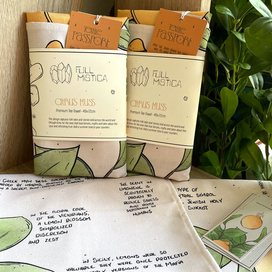 Citrus Muss Compendium Tea Towel