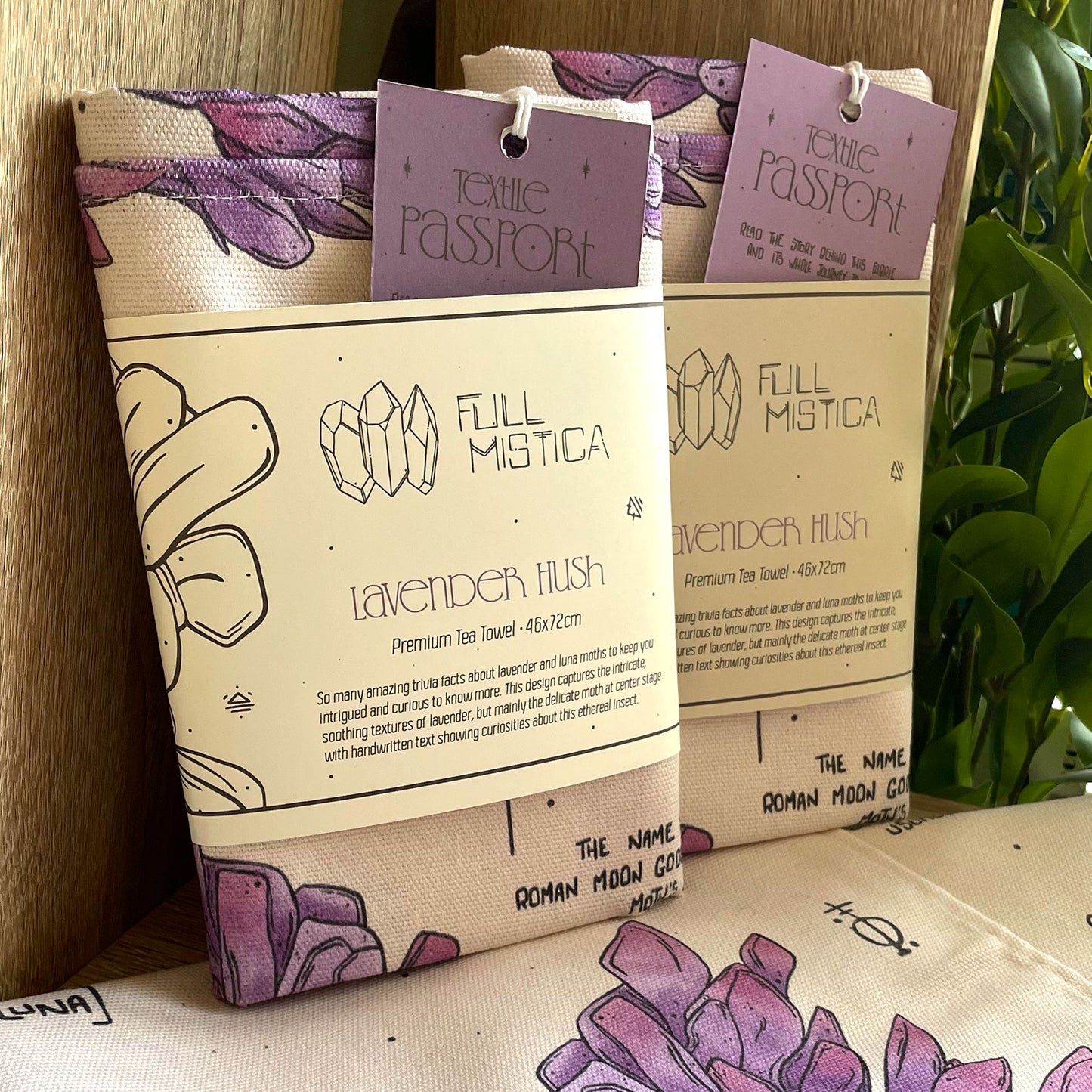 Lavender Hush Compendium Tea Towel