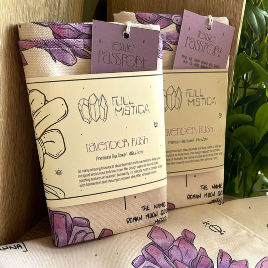 Lavender Hush Compendium Tea Towel
