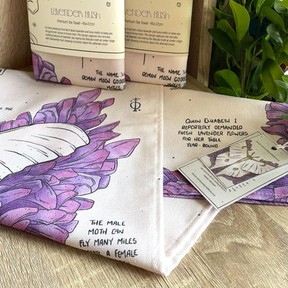 Lavender Hush Compendium Tea Towel