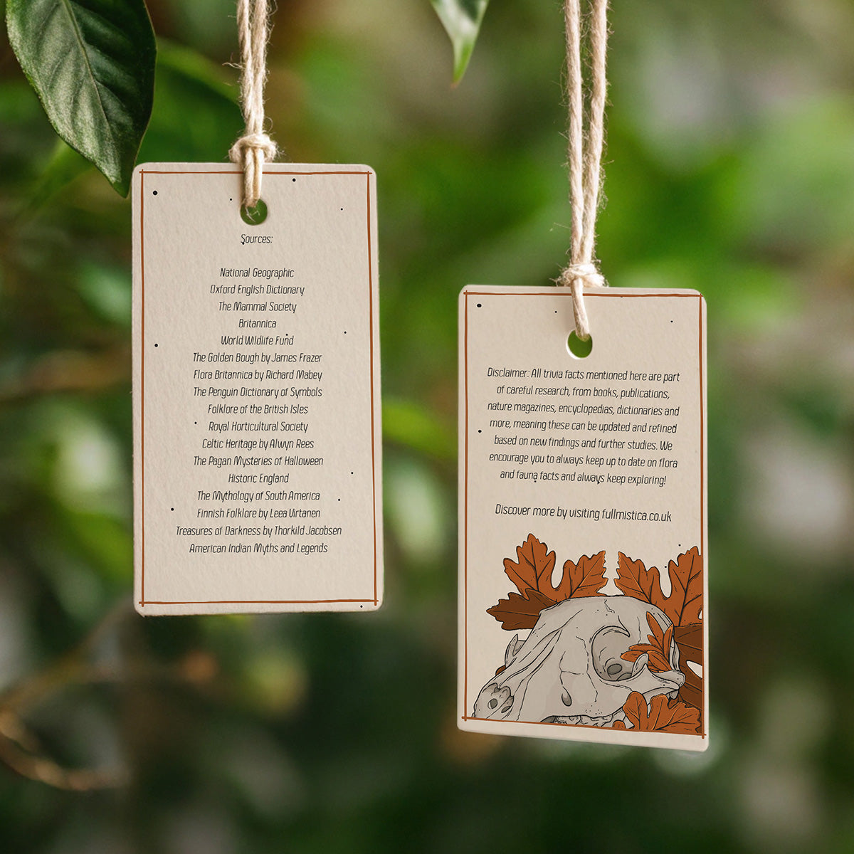 Vulpes & Pinecones Compendium Tea Towel
