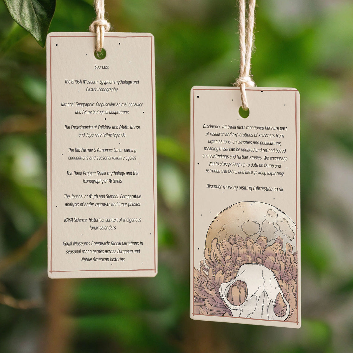 Buck Moon Compendium Tea Towel