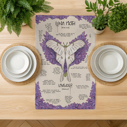 Lavender Hush Compendium Tea Towel