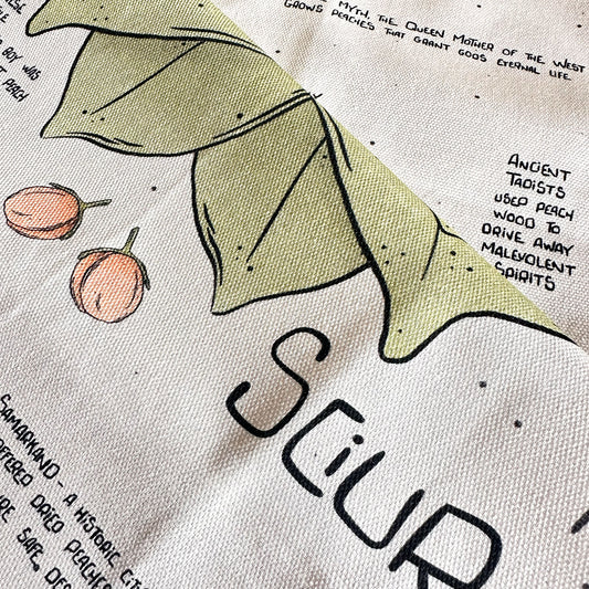 Peach Fuzz Compendium Tea Towel