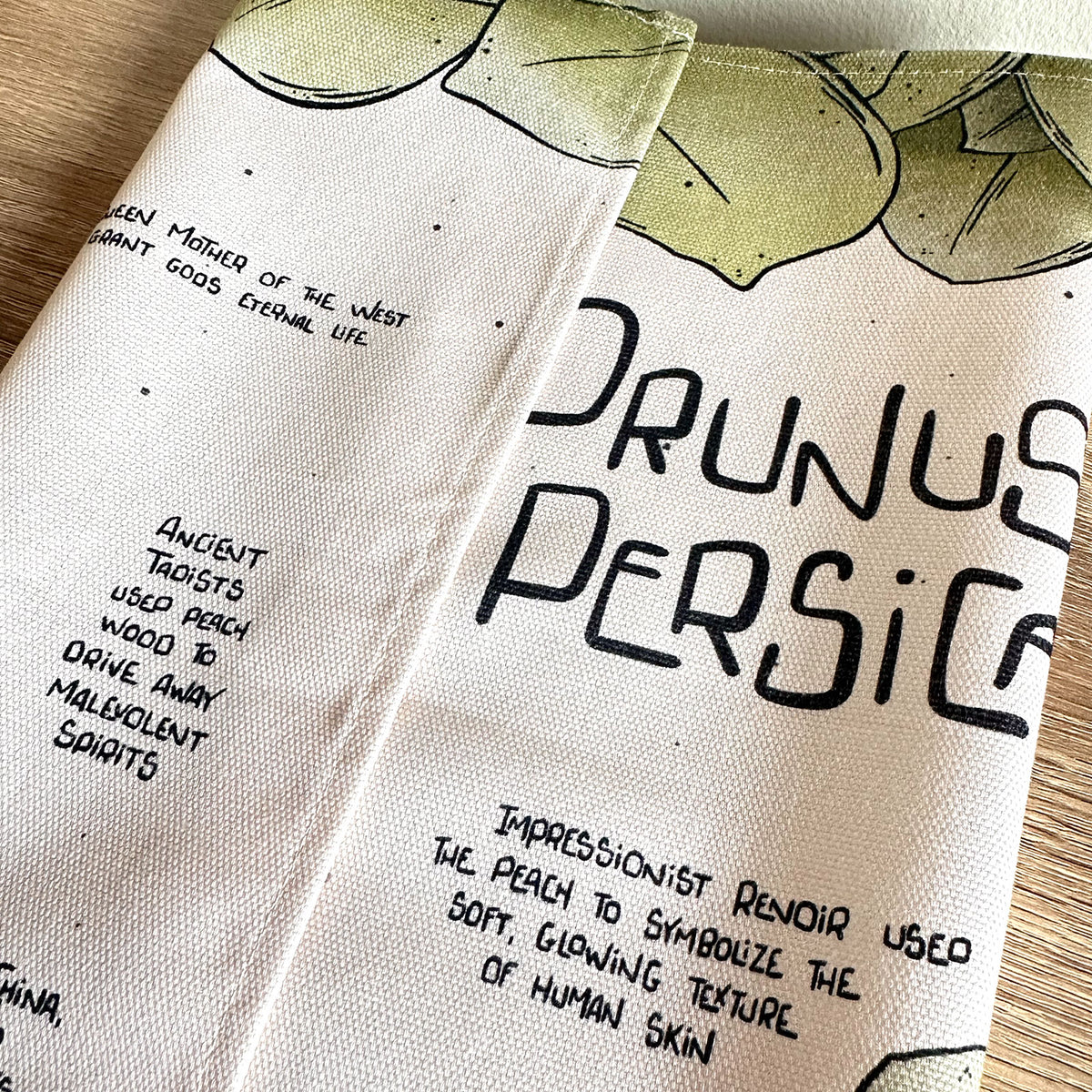 Peach Fuzz Compendium Tea Towel