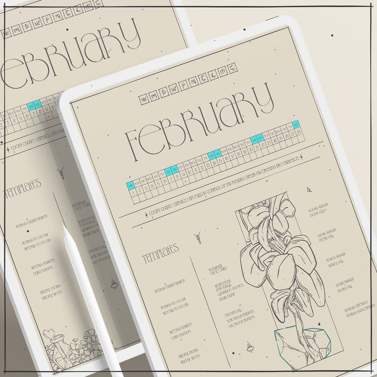 Tropical Magic • Digital Planner 2026