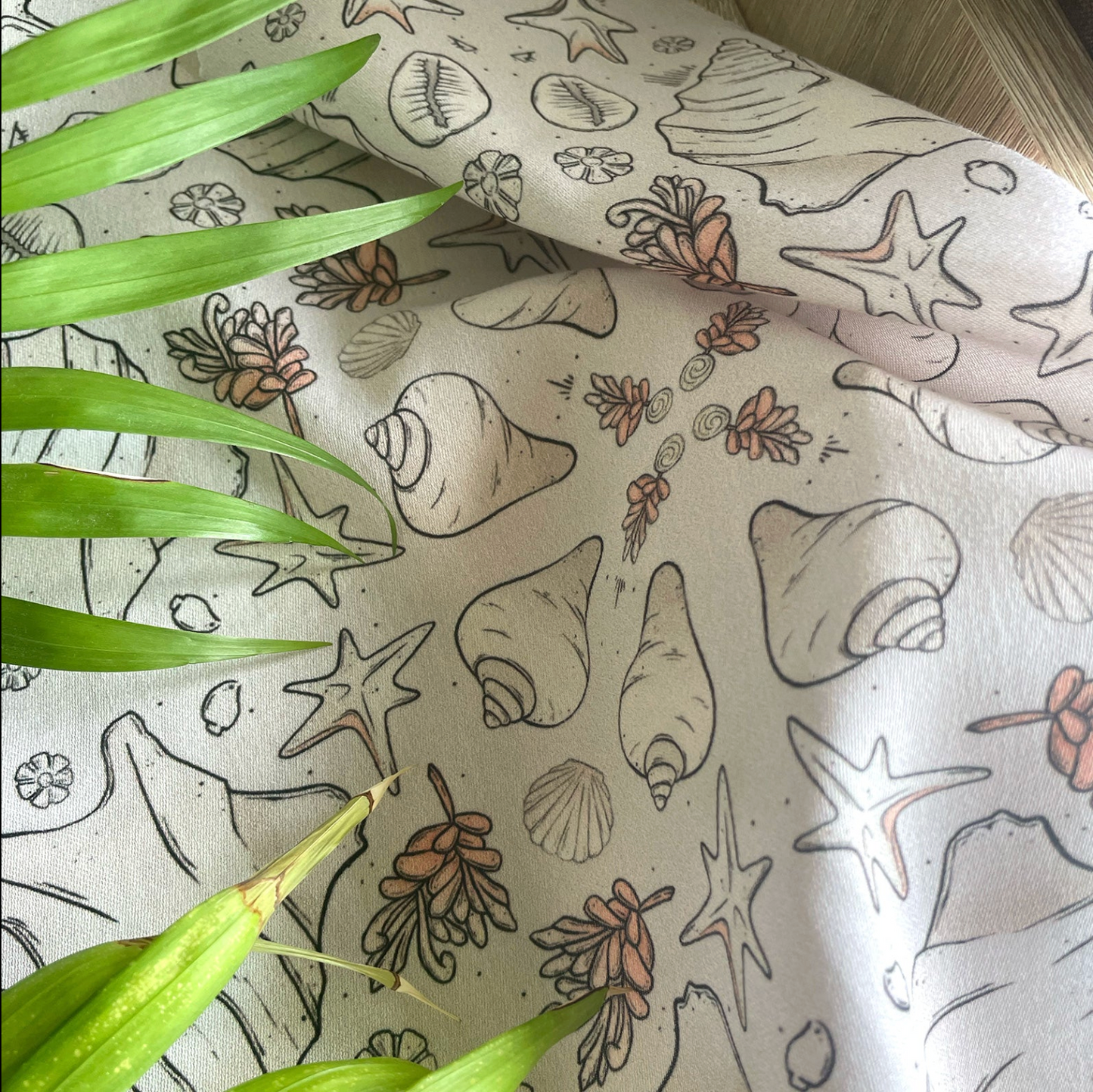 Ocean's Treasures in Tiles Bandana