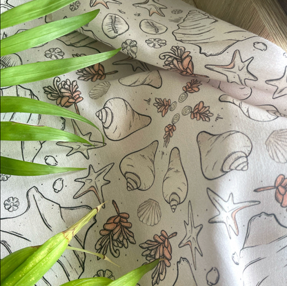Ocean's Treasures in Tiles Bandana