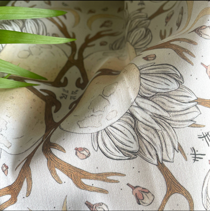 Moon Buds in Tiles Bandana