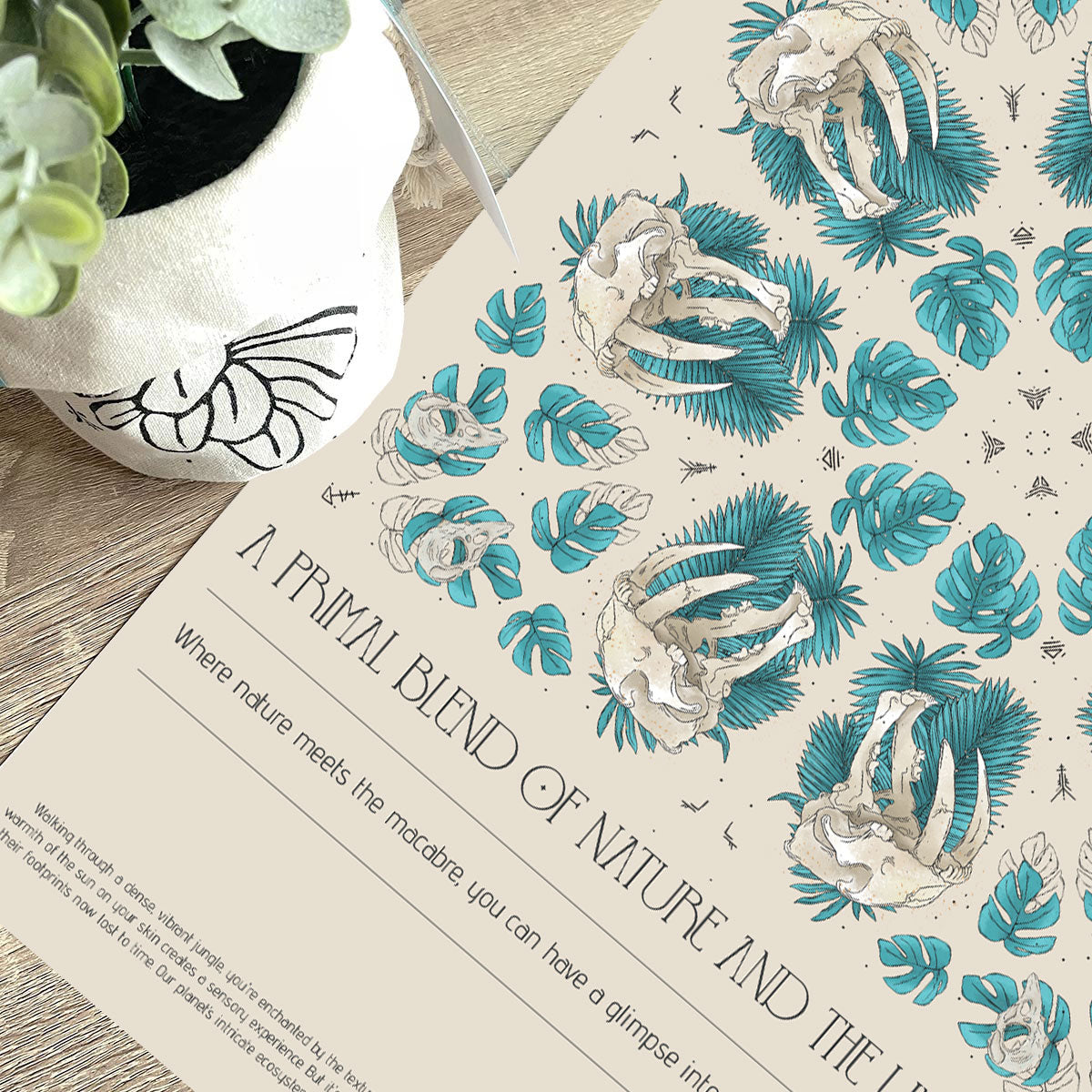 Skulls & Leaves Tiles