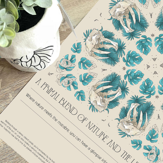 Skulls & Leaves Tiles