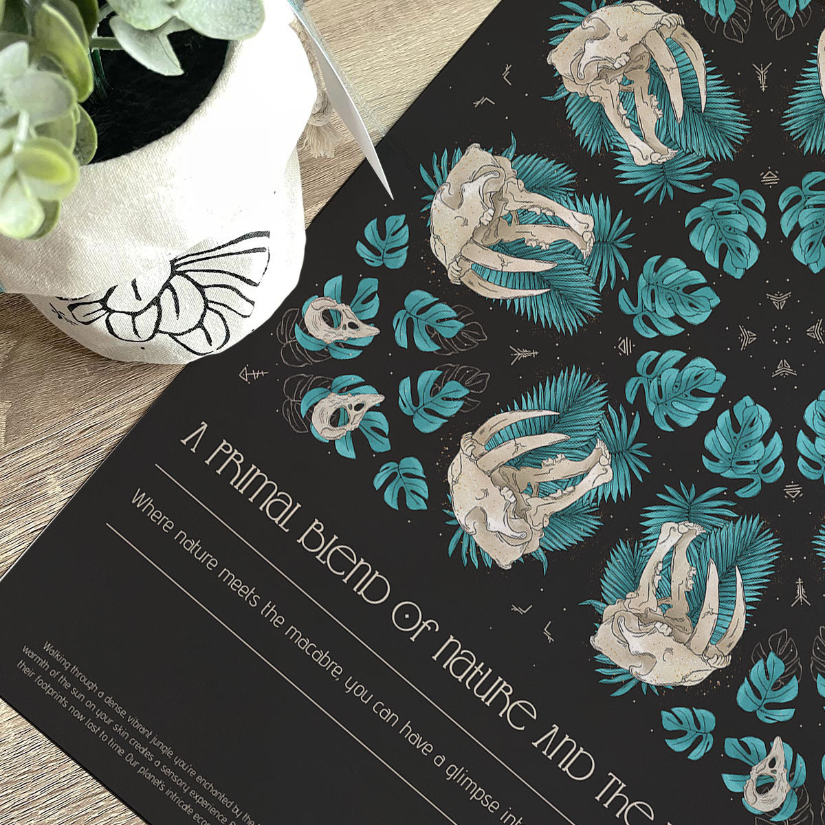 Skulls & Leaves Tiles