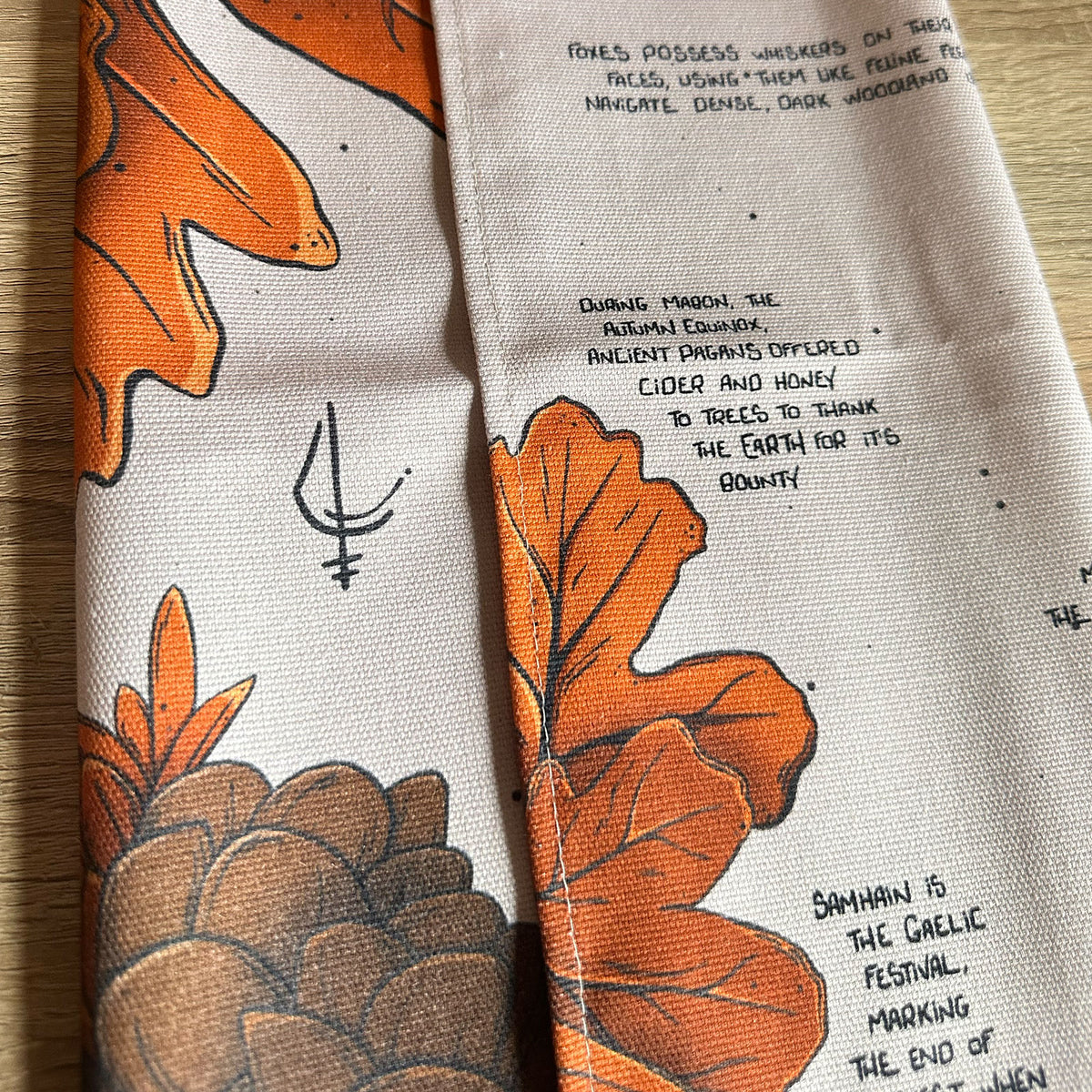 Vulpes & Pinecones Compendium Tea Towel