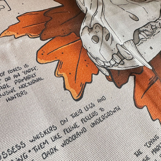 Vulpes & Pinecones Compendium Tea Towel